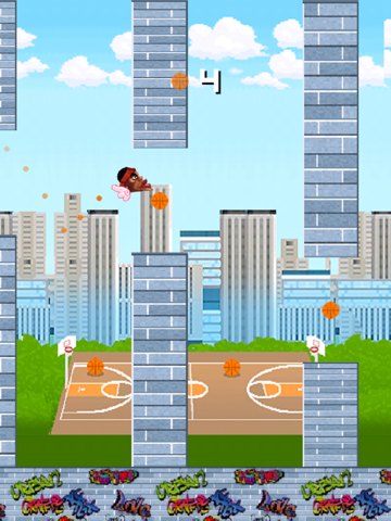 Floppy King James in: Basket-ball Chase and Impossible Hoop Bouncingのおすすめ画像2