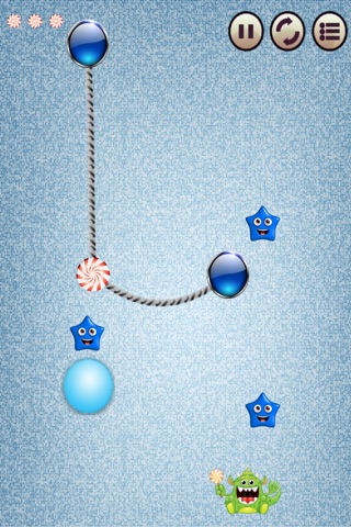 Candy Rope Puzzle - Cut the strings to feed fly by candy to the crazy monster screenshot 3