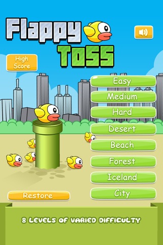 Flappy Toss - End of Flappy’s Reign...throw that bird away! screenshot 2