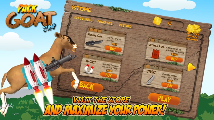 Jetpack Goat Jump: Crazy Rampage of Farm Animal in Hills Run Simulator