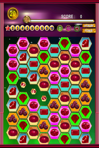 A Ruby Jewel Match : Free Gem 3 Matching Fun Brain Puzzle Games screenshot 3