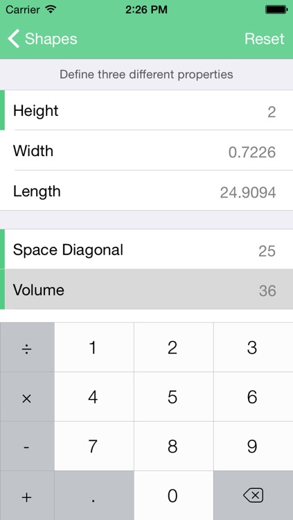 MathCalc - Geometrical Solver