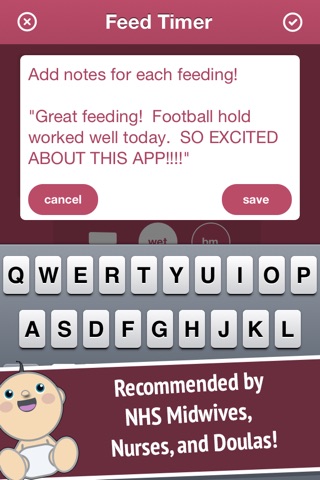 Breastfeeding Tracker by bf screenshot 3