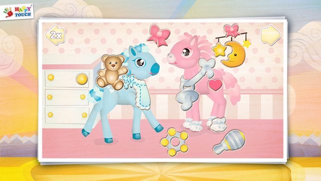 Apps for Girls - Wooden Pony Puzzle (10 Pieces) 3+(圖2)-速報App