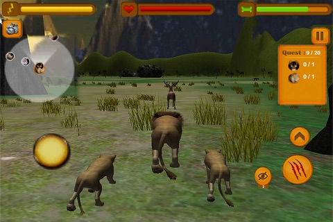 Real Lion Quest Forest Simulator 3d screenshot 4