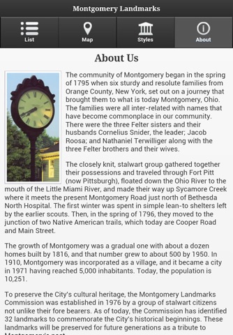 Montgomery Ohio Landmarks screenshot 2