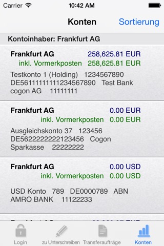 EBsec 4 for iPhone - Firmenzahlungsverkehr To Go screenshot 4