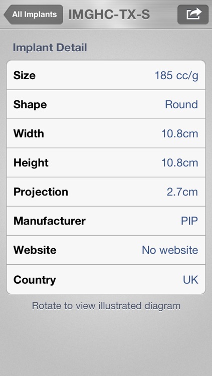 Breast Implant Guide Lite screenshot-3