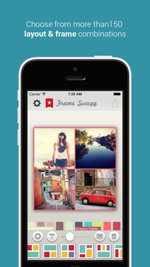Frame Swagg Pro - Photo collage maker to stitch pic for Inst(圖2)-速報App