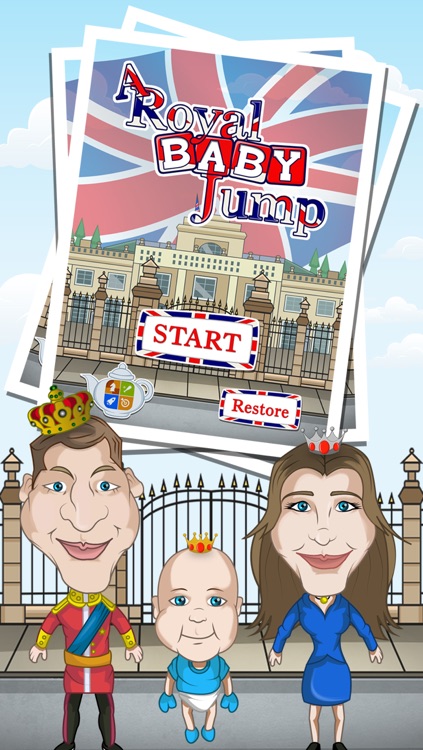 A Royal Baby Jump FREE- Featuring William, Kate and The Queen screenshot-4