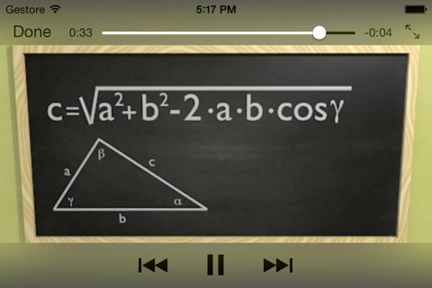 Cosine rule screenshot 3