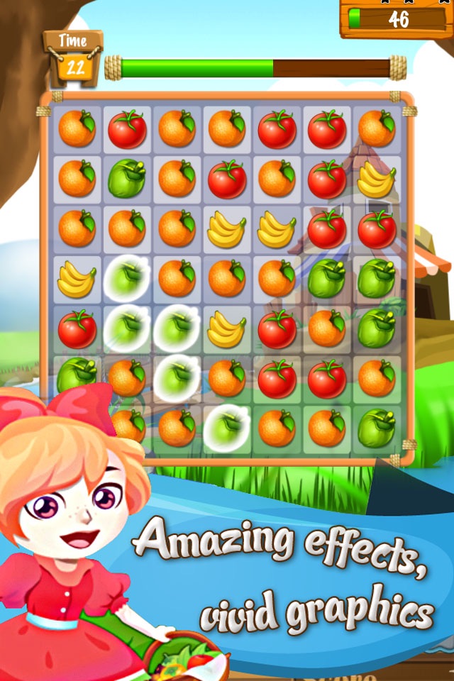 Happy Farm - Fruit Line Mania screenshot 3