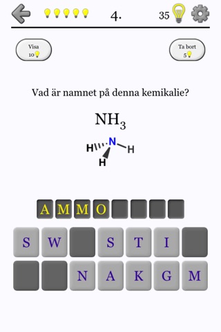 Chemical Substances: Chem-Quiz screenshot 2