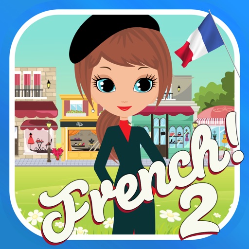 Learn French Words 2 Free: Vocabulary Lessons Game Using Language Flashcards Icon