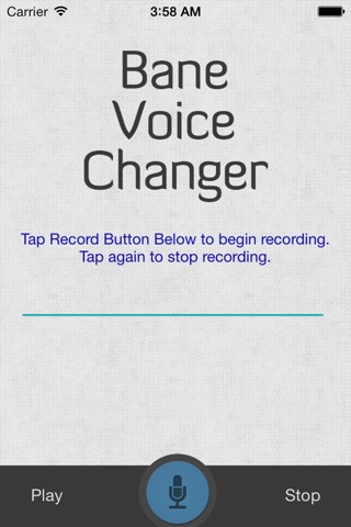 Voice Changer - Bane Edition screenshot 2