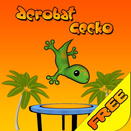 Acrobat Gecko Free Icon