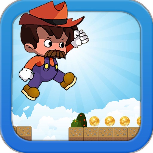 Cowboy Adventure - Free Addictive Running Game icon