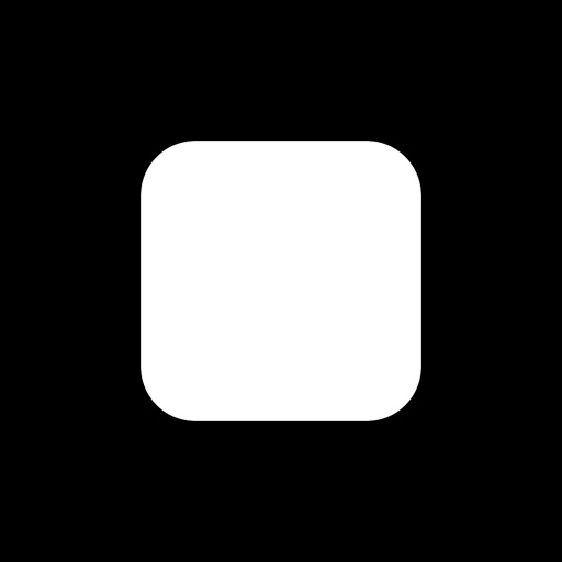 Tap the White Square (No Ads) iOS App