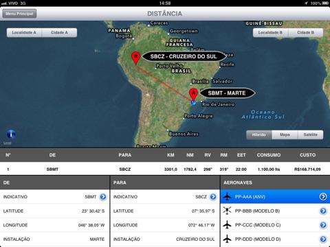 iRotaer Brasil for iPad screenshot 3