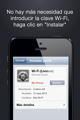 Cloud Wifi : save, sync with iCloud and share wifi keys by email, iMessage and bluetooth screenshot 3