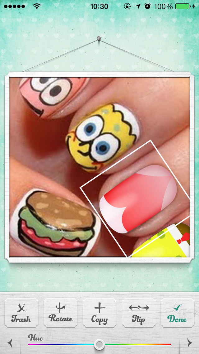 Nails Camera - Nail Art Stickers for Instagram, Tumblr, Pinterest and Facebook Photos的使用截图[5]