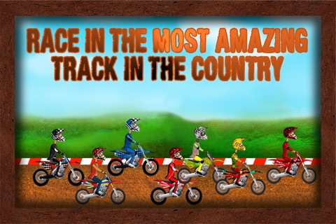 Motocross Excite Speed Bump Racing : The crazy stunt race - Free Edition screenshot 2