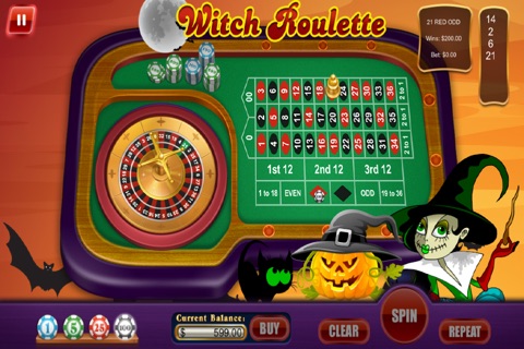 A Multi-Player Roulette Witches - Play Lucky Casino In A New Xtreme (Free Vegas Style Mobile Game) screenshot 4