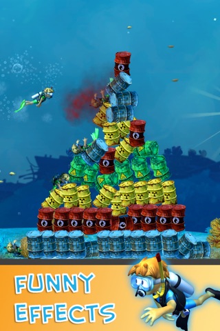 DiveMaster - Underwater Scuba Diver Treasure Race game with sharks and dolphins screenshot 3