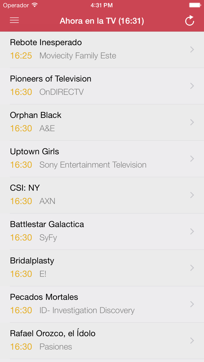 Televisión Venezolana Guía Gratis
