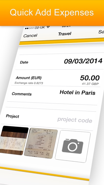 iExpenses Lite - business travel expenses