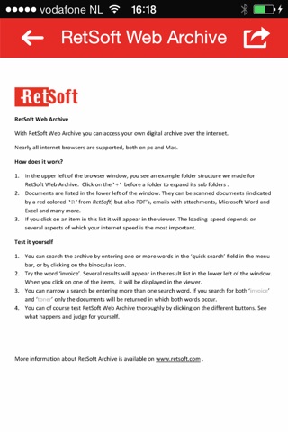 RetSoft Mobile Archive screenshot 4