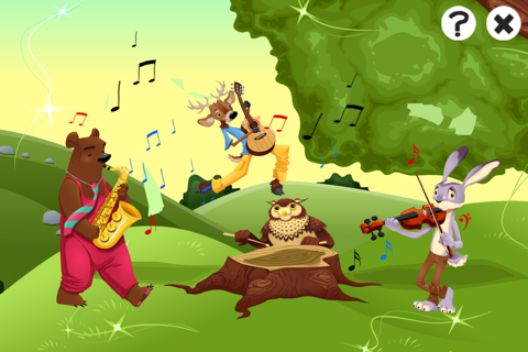 Animal game for children age 2-5: Get to know the animals of the forest with music screenshot 4