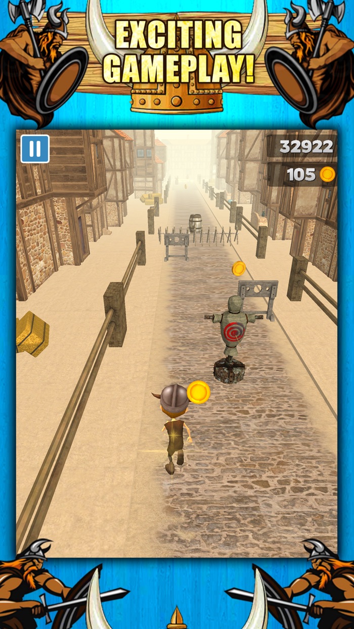 3D Viking Run Infinite Runner Game with Endless Racing by Parkour Fun Games FREE