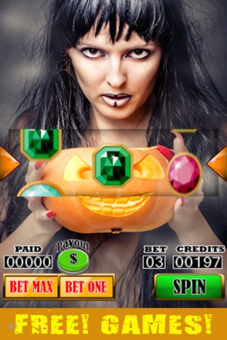 Witchy Witch Halloween Jewels Slots - Free Vegas Style Slot Machine Game screenshot 2