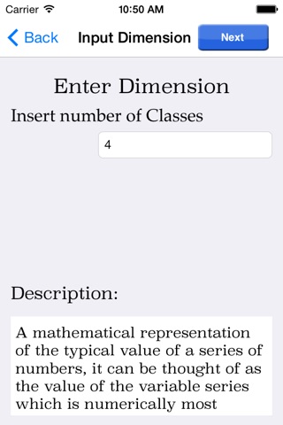 Statistical Calculator screenshot 2