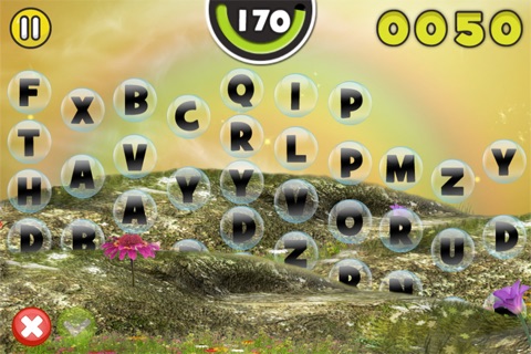 Hidden Garden Word Pop screenshot 2