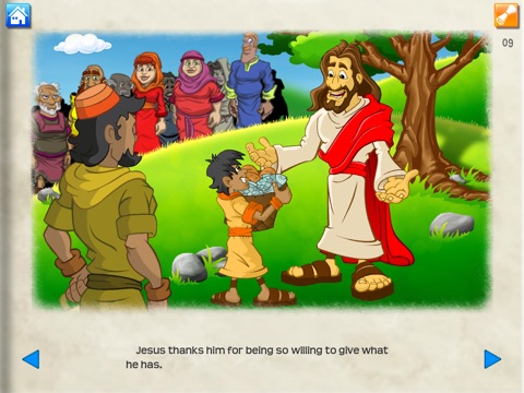 Kid Bible Heroes: Fishes and Loaves screenshot 3