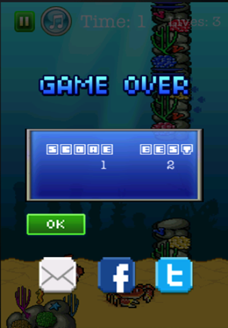 Splashy Flappy Fish Game screenshot 4