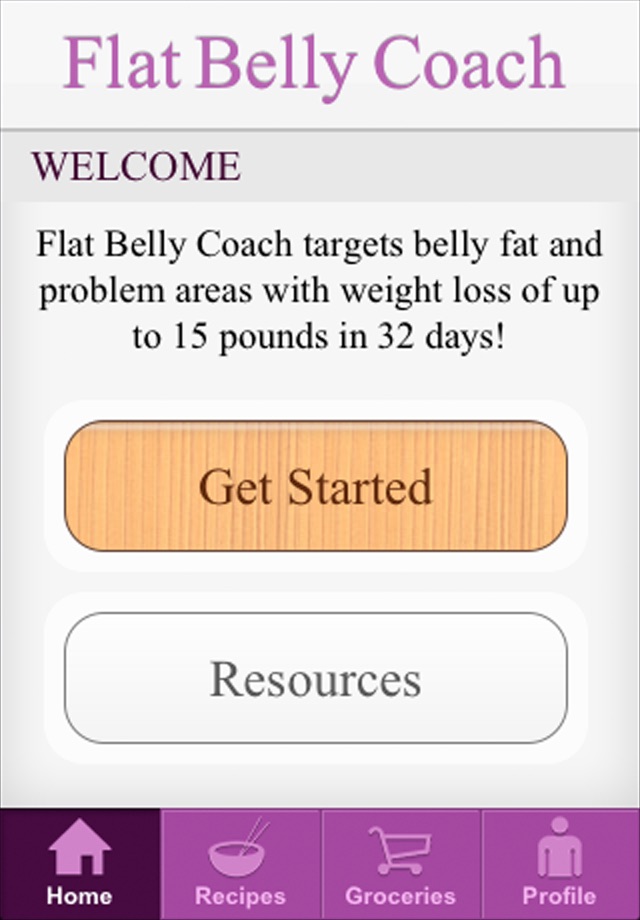 Flat Belly Diet Coach - Healthy Weight Loss Plan with Recipes screenshot 2