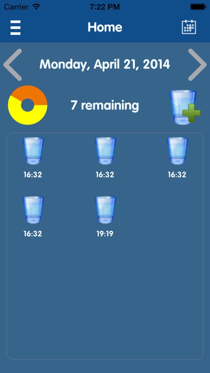 Water Intake Log