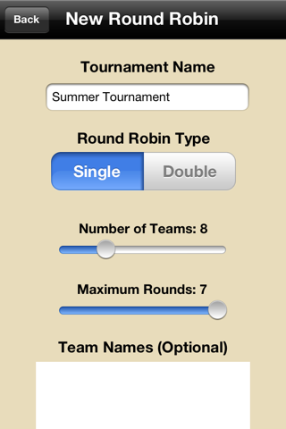 Round Robin Generator screenshot 4