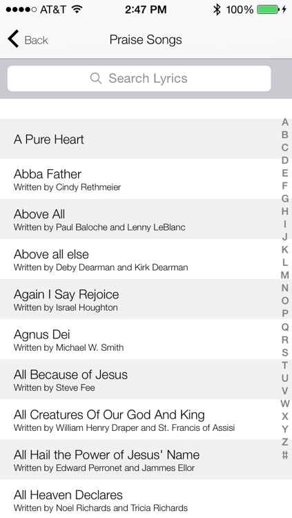 Christian Praise Songbook and Hymnal