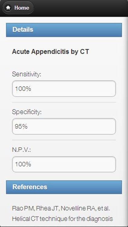 Sensitivity & Specificity