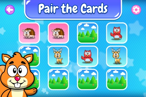 Animals for Toddlers: Match'em - Puzzle, Guess the Colors and Card Matching Memory Game for Kids screenshot 3