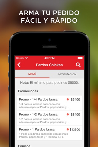 Pardos Chicken Chile screenshot 3