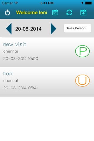Sales Visit Planner screenshot 2
