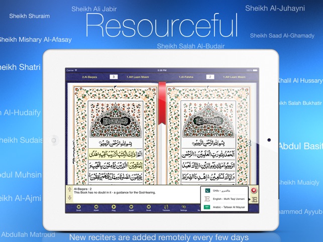 Quran Kareem HD for iPad(圖1)-速報App