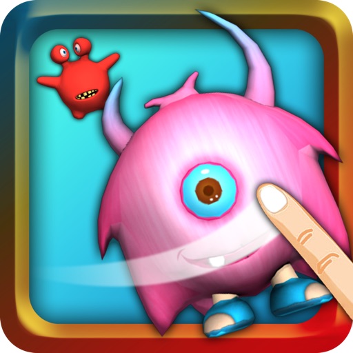 Flick Monster 3D iOS App