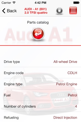 AutoParts  Audi A1 screenshot 4