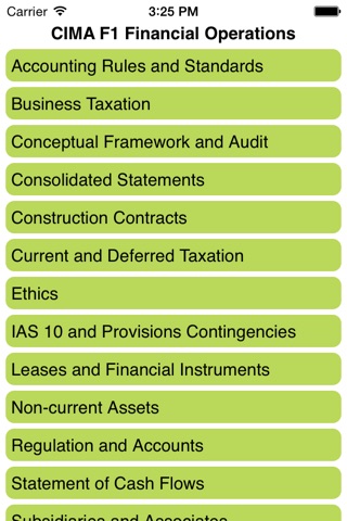 CIMA F1 Financial Operations screenshot 2